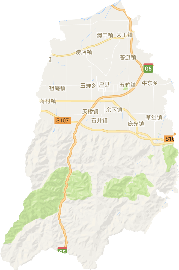 鄠邑区电子地图