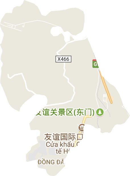 广西凭祥综合保税区电子地图