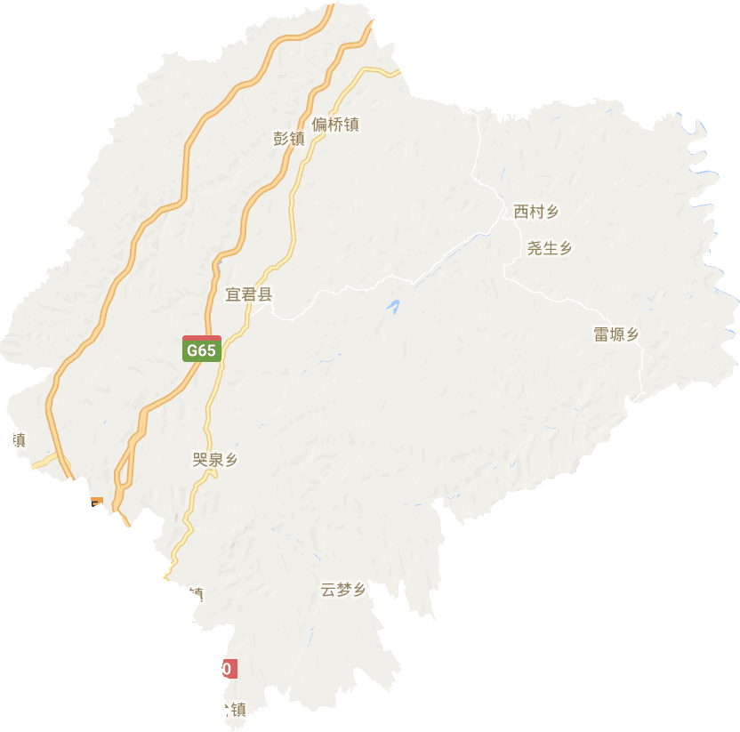 宜君县电子地图