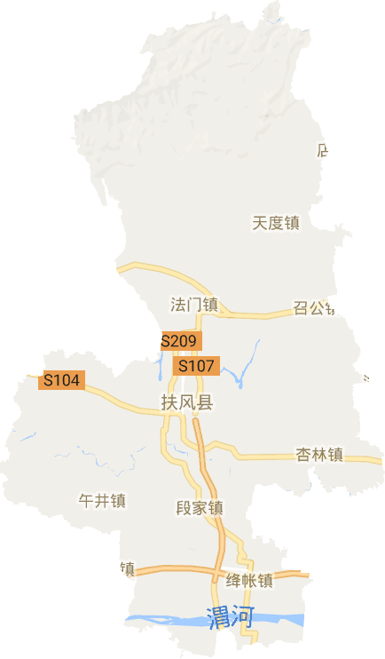 扶风县电子地图