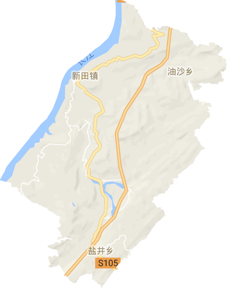 新田镇电子地图