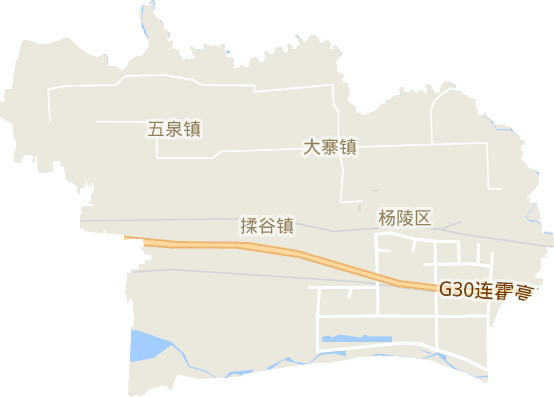 杨陵区电子地图