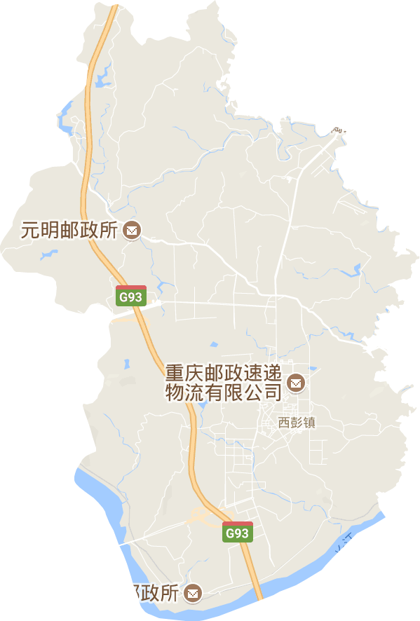 西彭镇电子地图