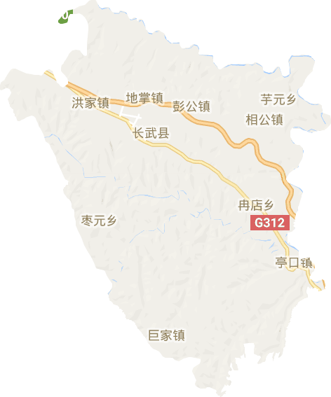 长武县电子地图