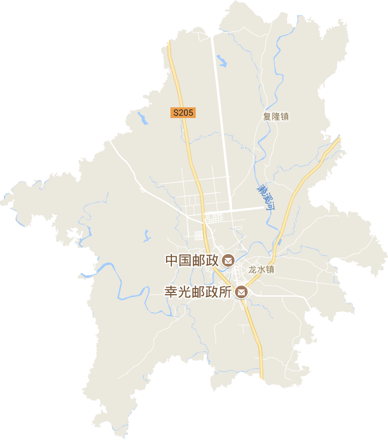 龙水镇电子地图