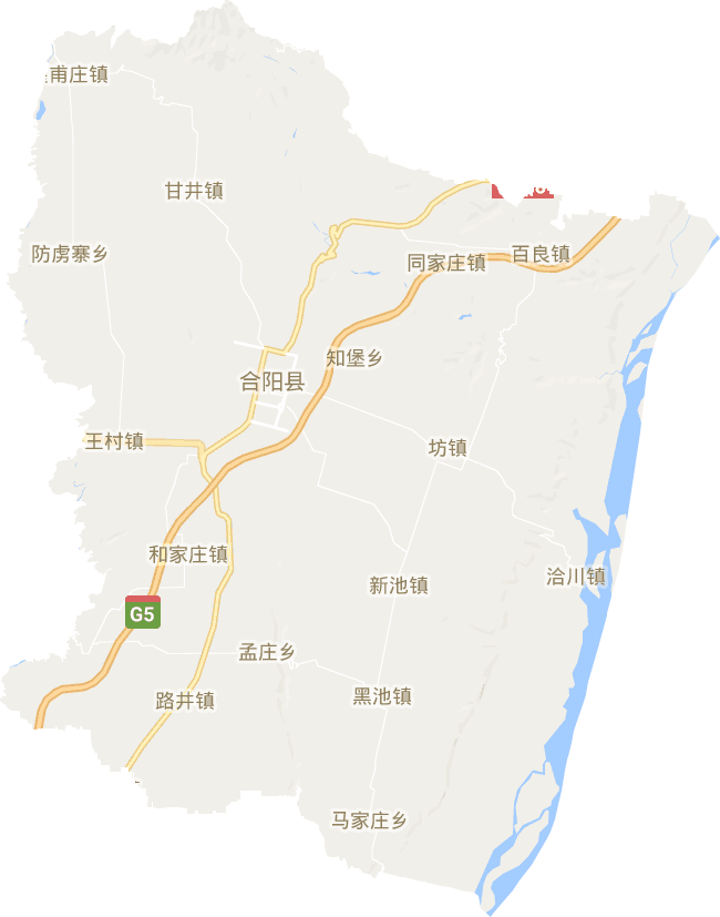 合阳县电子地图