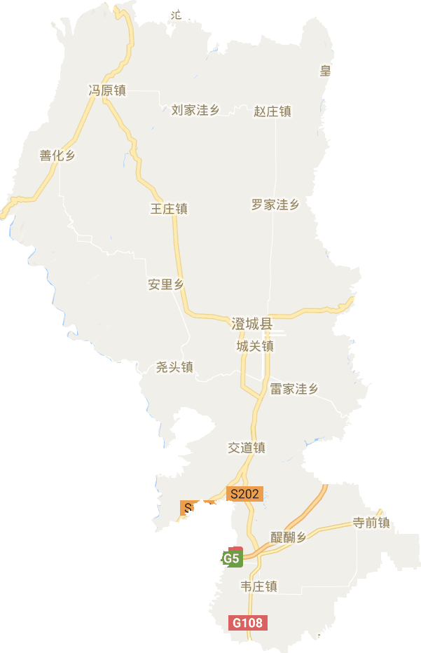 陕西省渭南市澄城县电子地图高清版大图