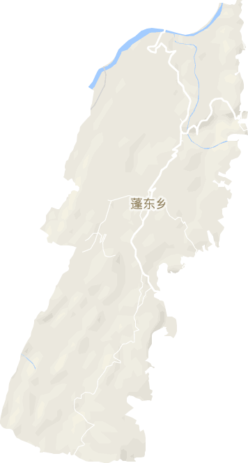 蓬东乡电子地图