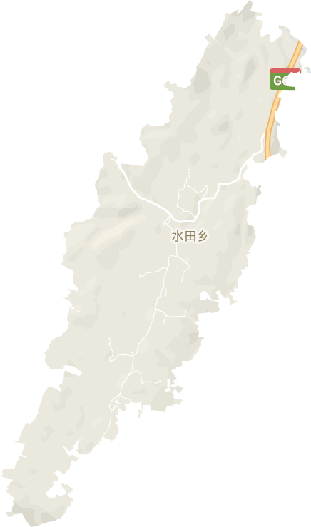 水田乡电子地图