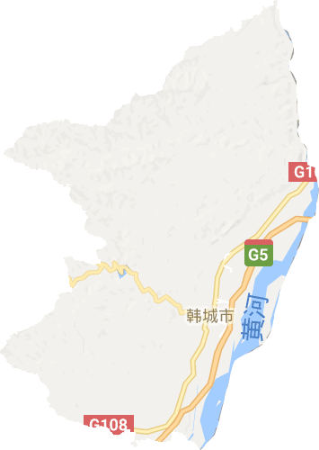 韩城市电子地图