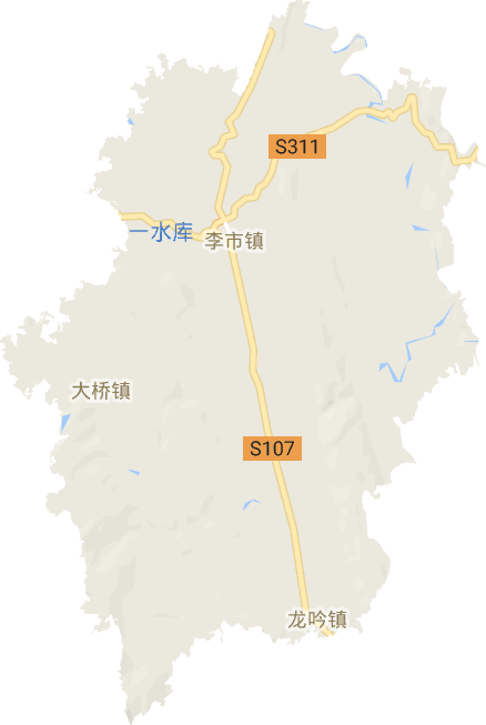 李市镇电子地图