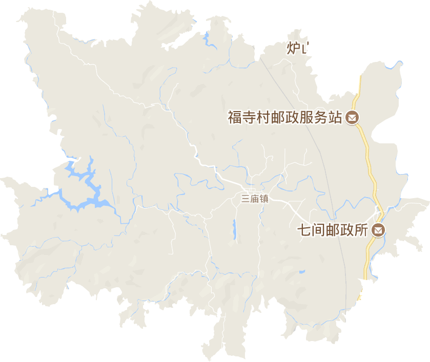 三庙镇电子地图