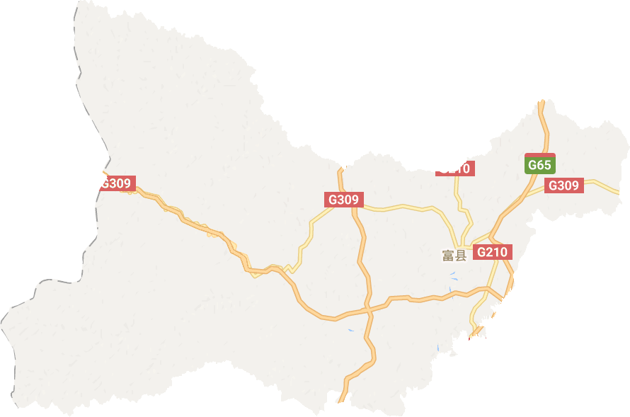 富县电子地图