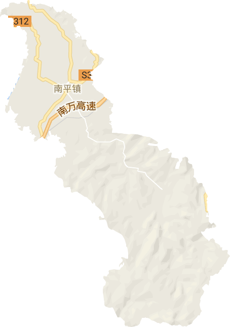 南平镇电子地图