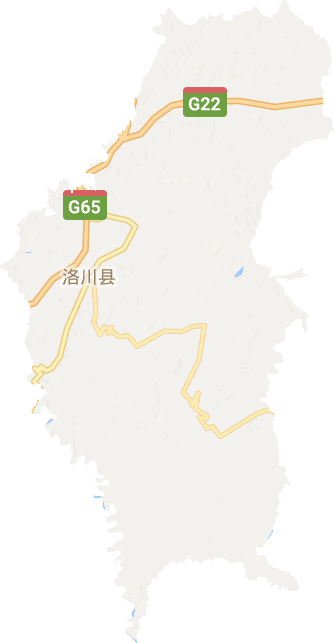 洛川县电子地图