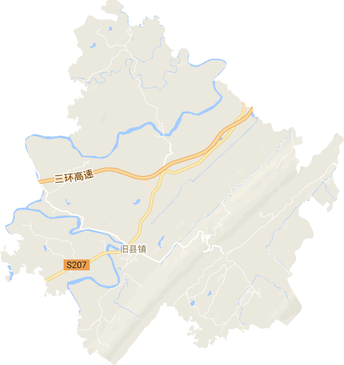 旧县镇电子地图