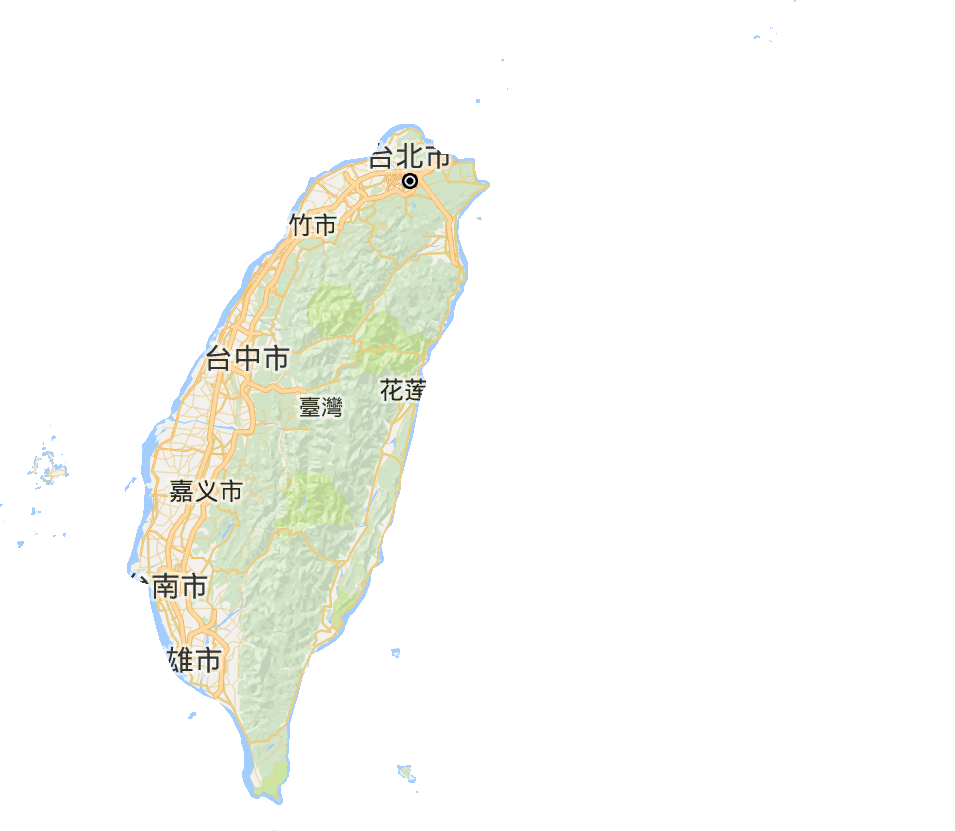 台湾省电子地图