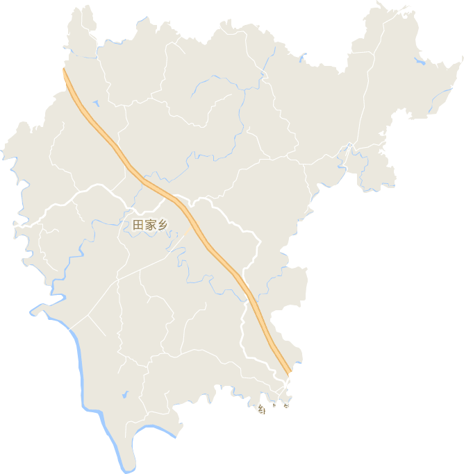 田家镇电子地图