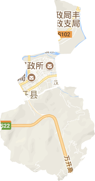 汉丰街道电子地图