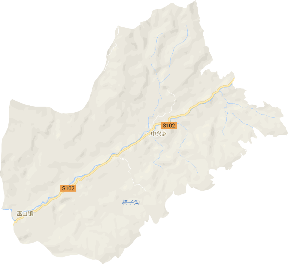巫山镇电子地图