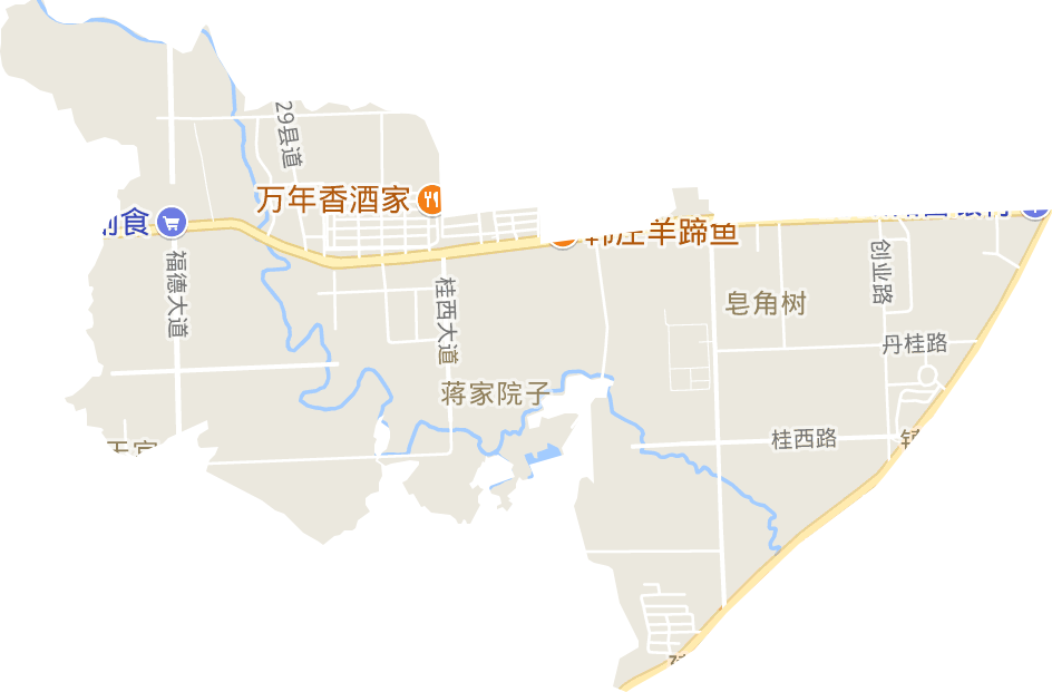 梁平县双桂工业园区电子地图