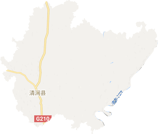清涧县电子地图
