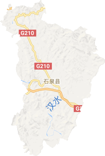 石泉县电子地图