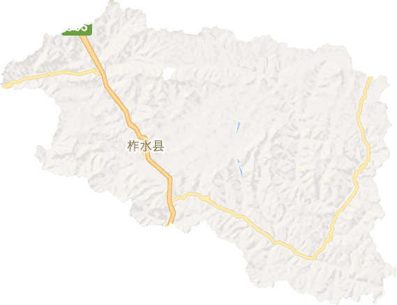 柞水县电子地图