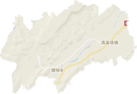 清溪场镇电子地图