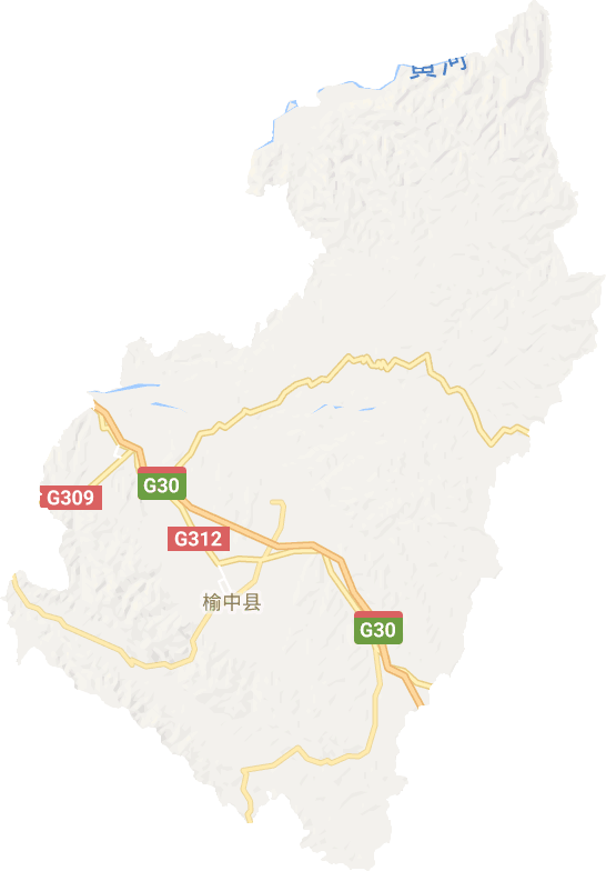 榆中县电子地图