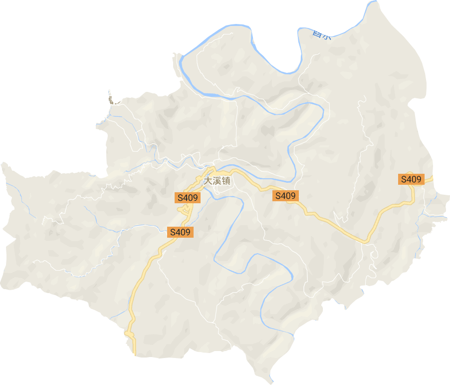 大溪镇电子地图