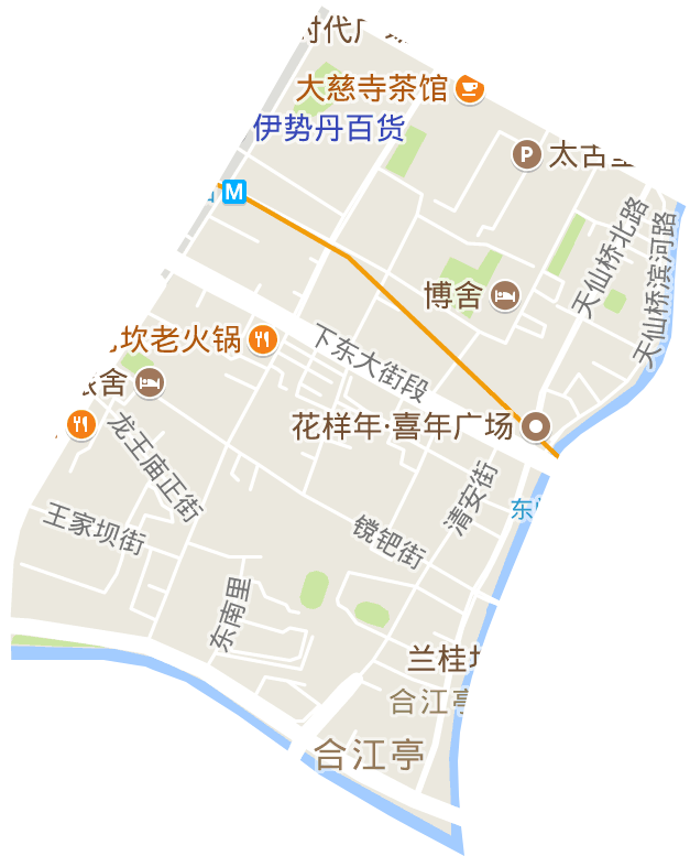 合江亭街道电子地图