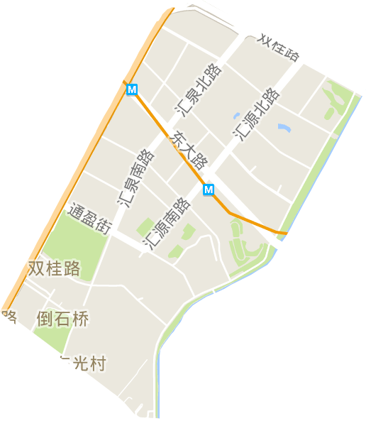 双桂路街道电子地图