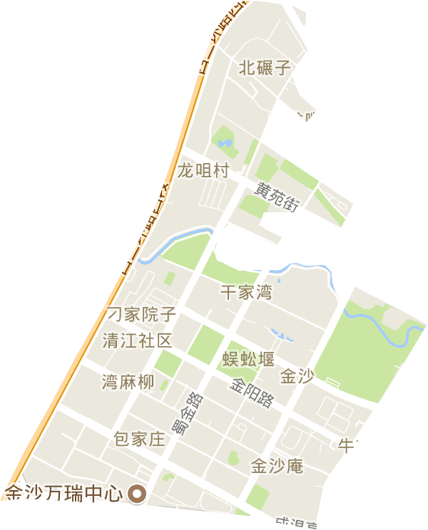 金沙街道电子地图