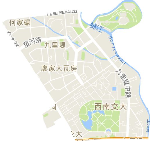 九里堤街道电子地图