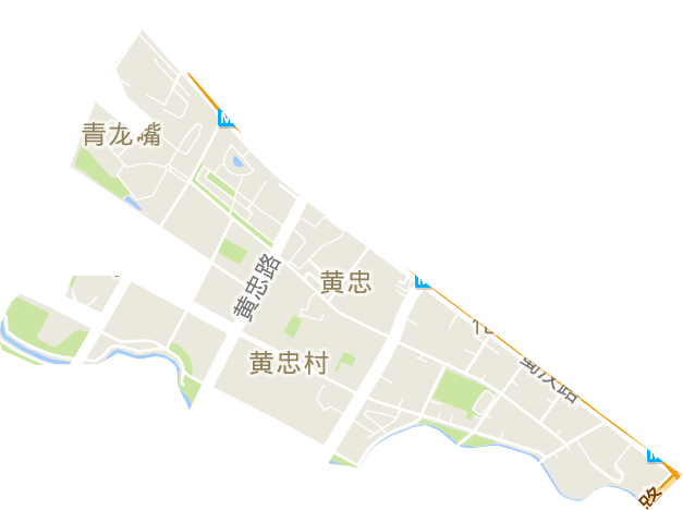 黄忠街道电子地图