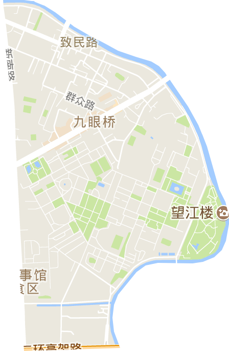 望江路街道电子地图