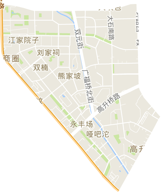 双楠街道电子地图