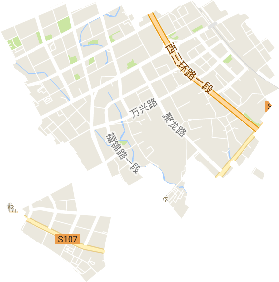 簇锦街道电子地图