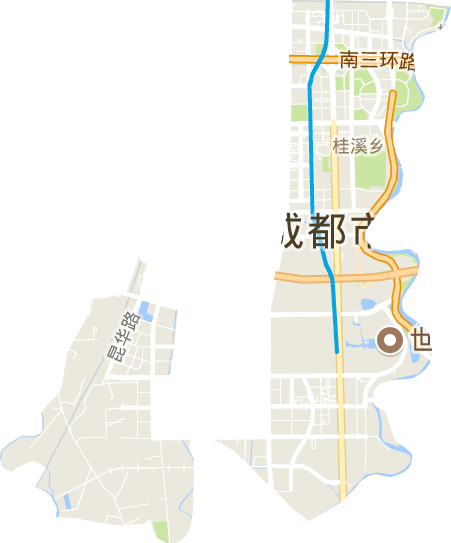 桂溪街道电子地图
