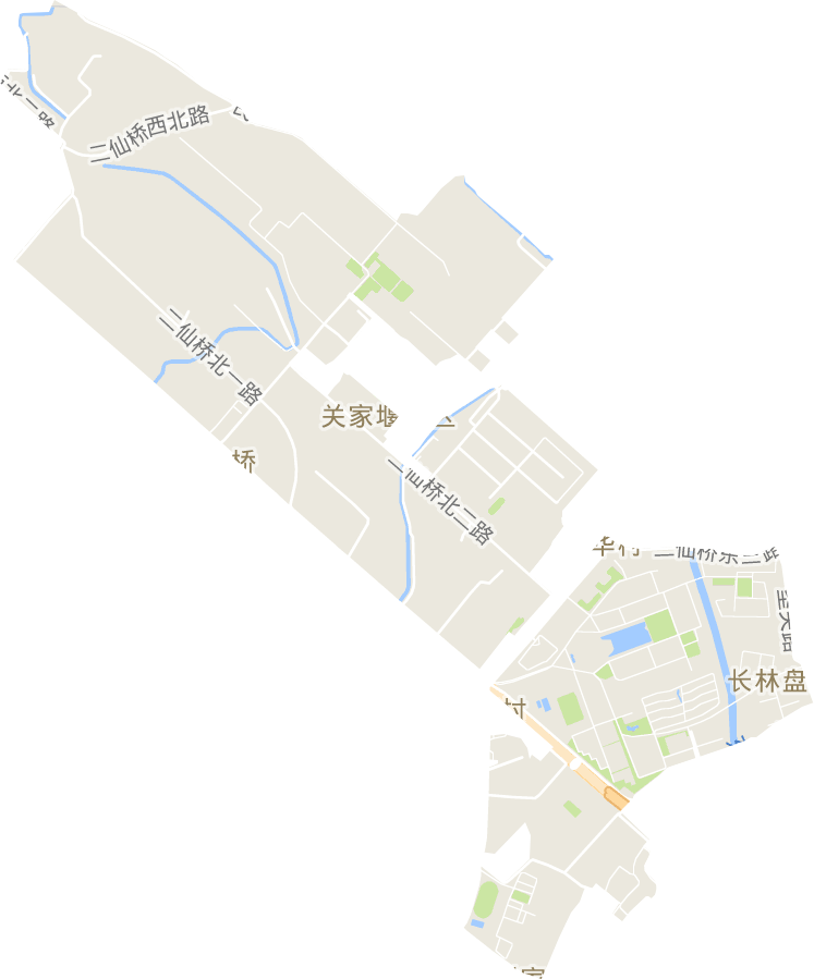 二仙桥街道电子地图