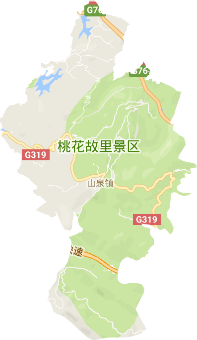 山泉镇电子地图