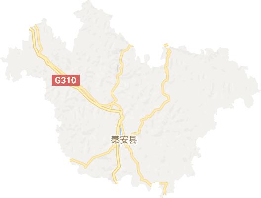 秦安县电子地图
