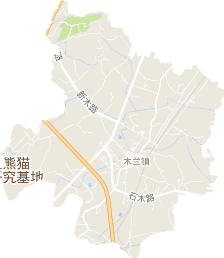 木兰镇电子地图