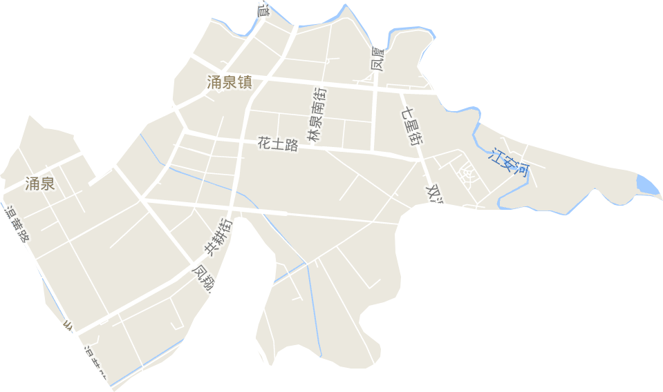 涌泉街道电子地图