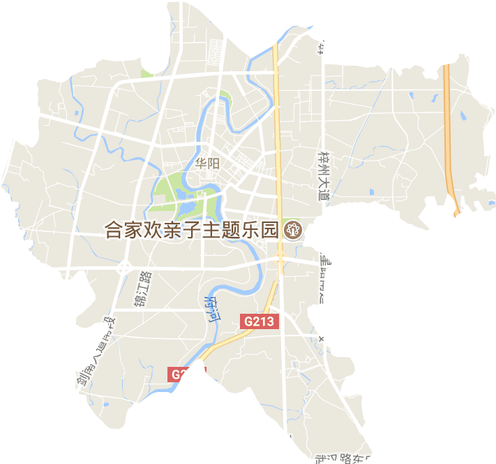 华阳镇街道电子地图