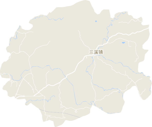 三溪镇电子地图