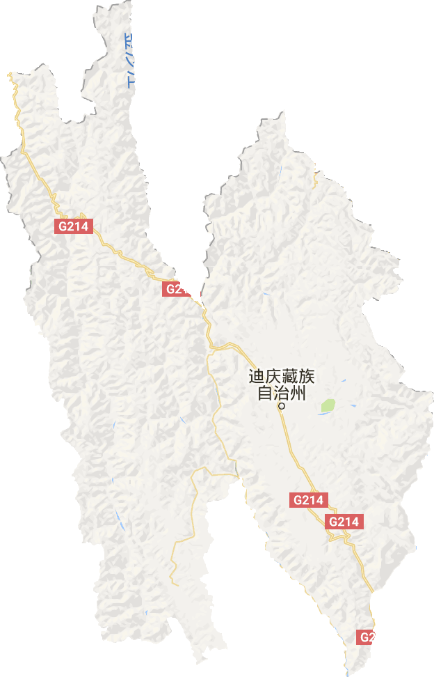 迪庆藏族自治州电子地图
