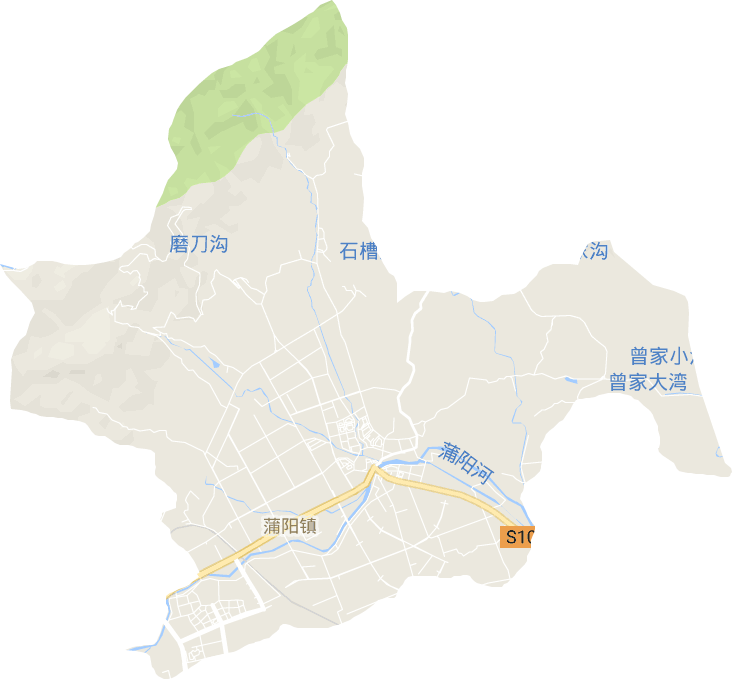 蒲阳镇电子地图