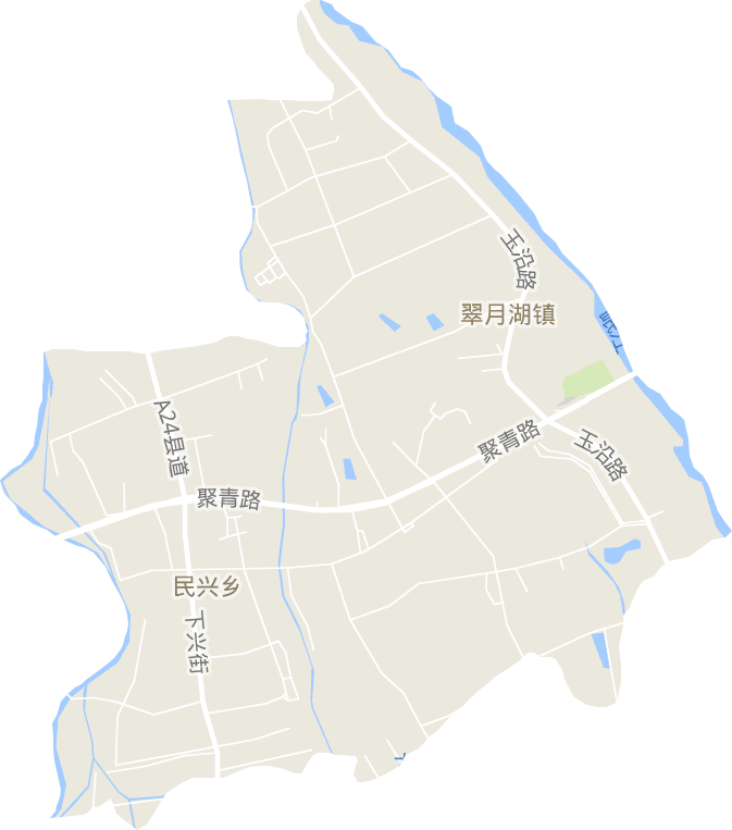 翠月湖镇电子地图